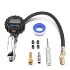 Flexible Rubber Hose Tire Inflator with Clip-On Air Chuck (18 In.)