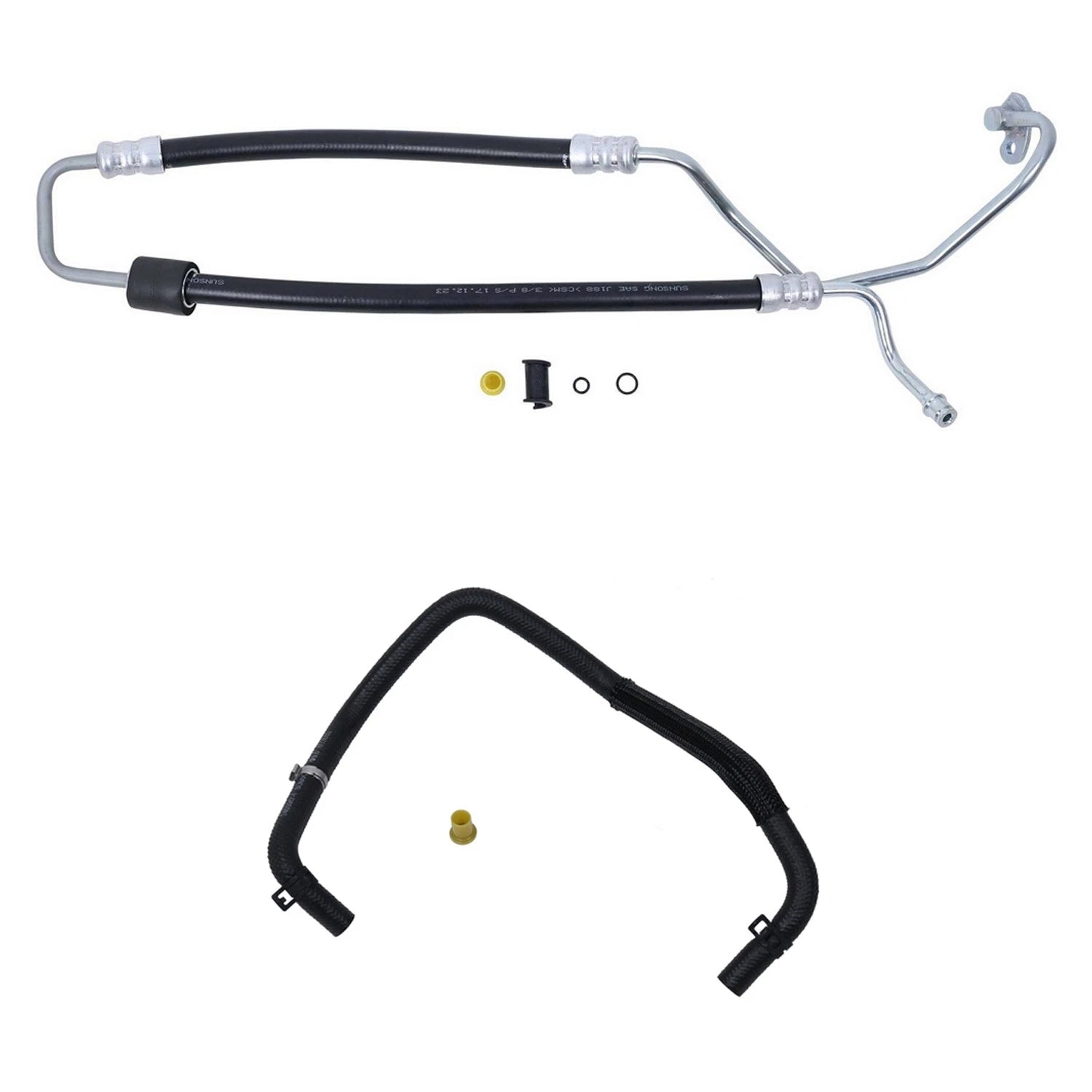 Sunsong Power Steering Pressure & Return Line Hose Kit for Expedition (2003–2006)