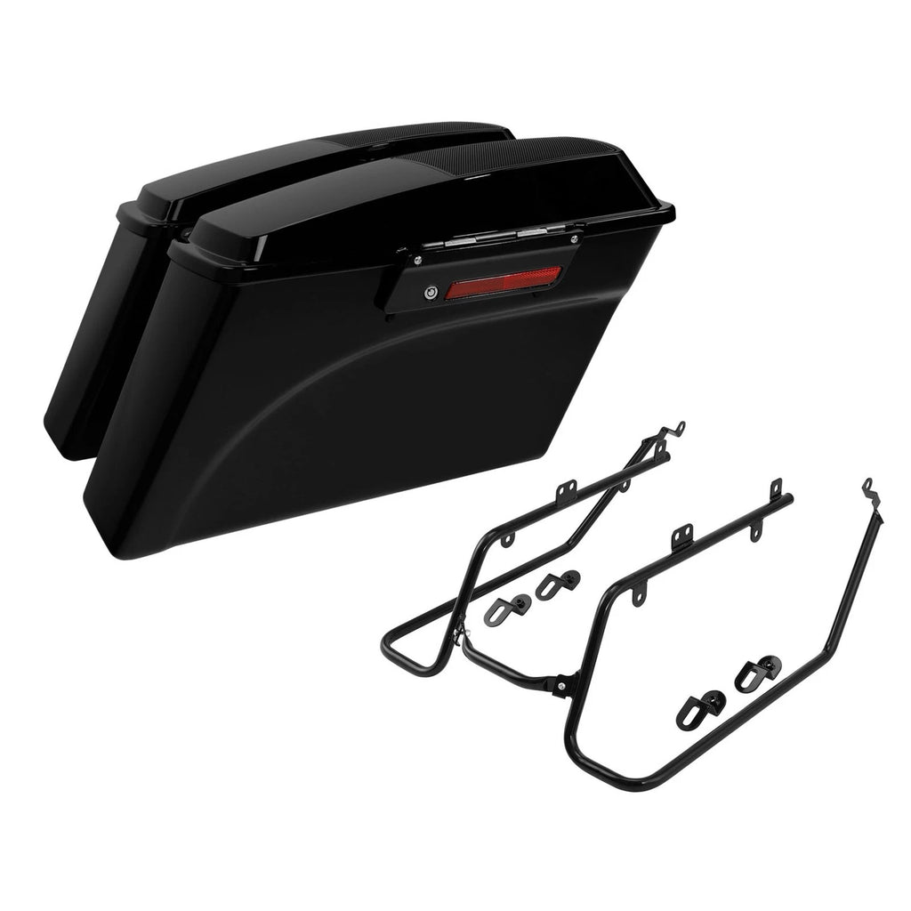Hard Saddlebags Speaker Lid Conversion Bracket for Harley Dyna (2008–2017)