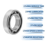 Deep Groove Ball Bearing 12x21x5mm for Scooter Skateboard (6801)