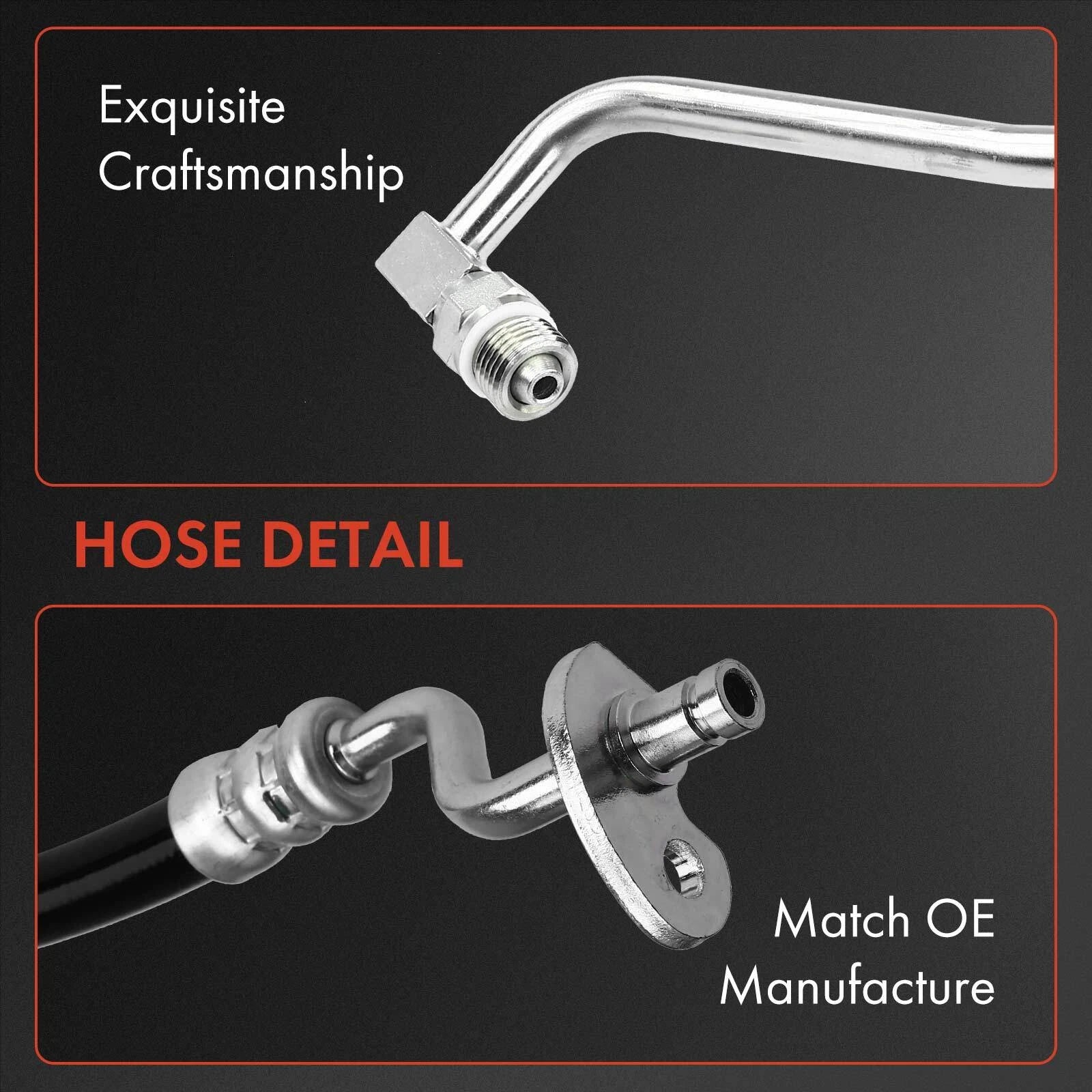 Power Steering Pressure Line Hose Assembly for Ford E-450 Super Duty (2000–2022)
