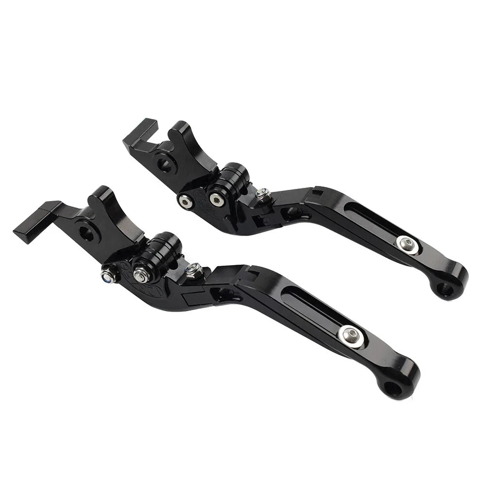 Black Extendable Brake Clutch Levers for Aprilia Tuono V4 1100RR (17-21)