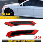 Amber Front Bumper Reflector Side Marker Lights for BMW E90 E91 (2009–2011)