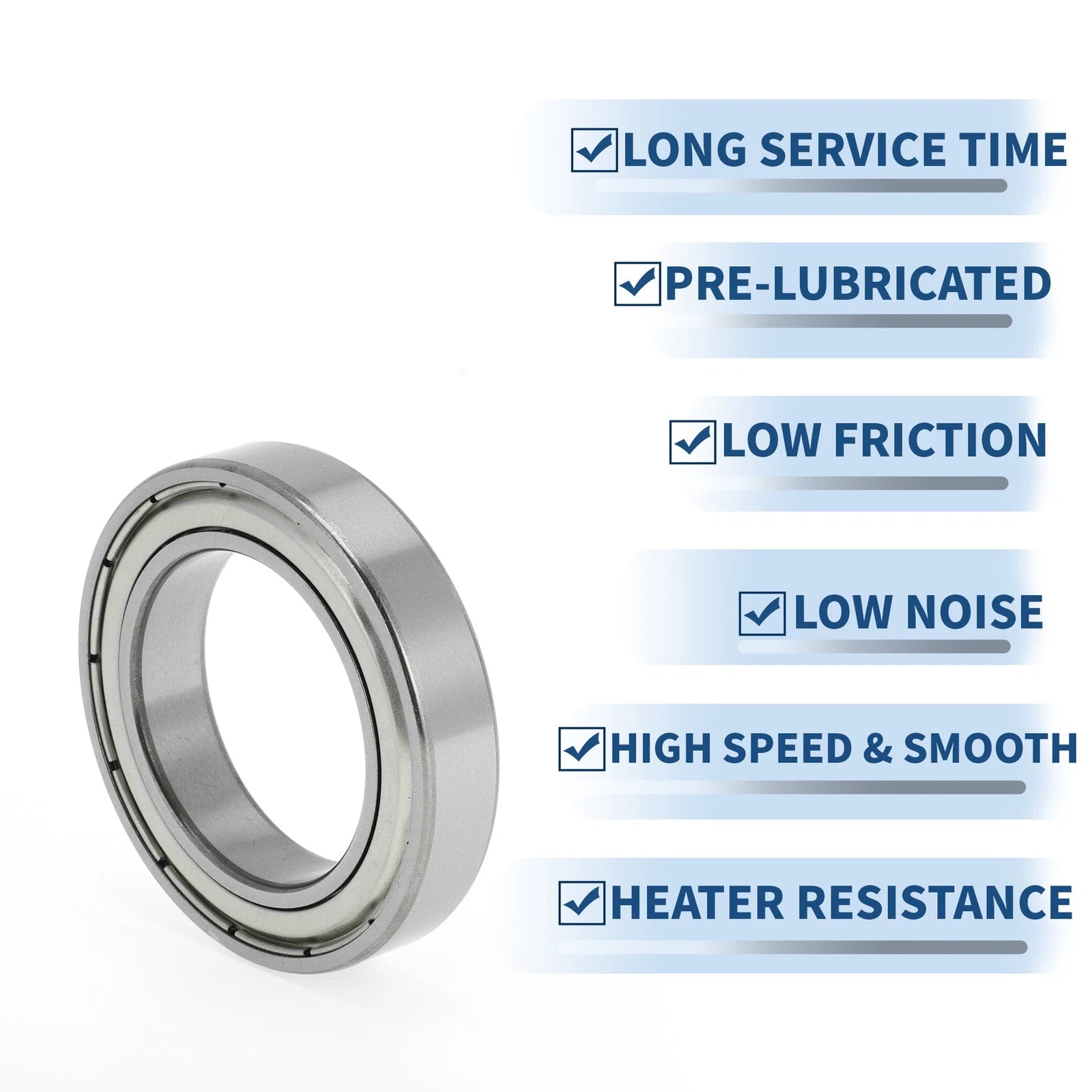 Deep Groove Ball Bearing 6908ZZ for Scooter Skateboard (40x62x12mm)