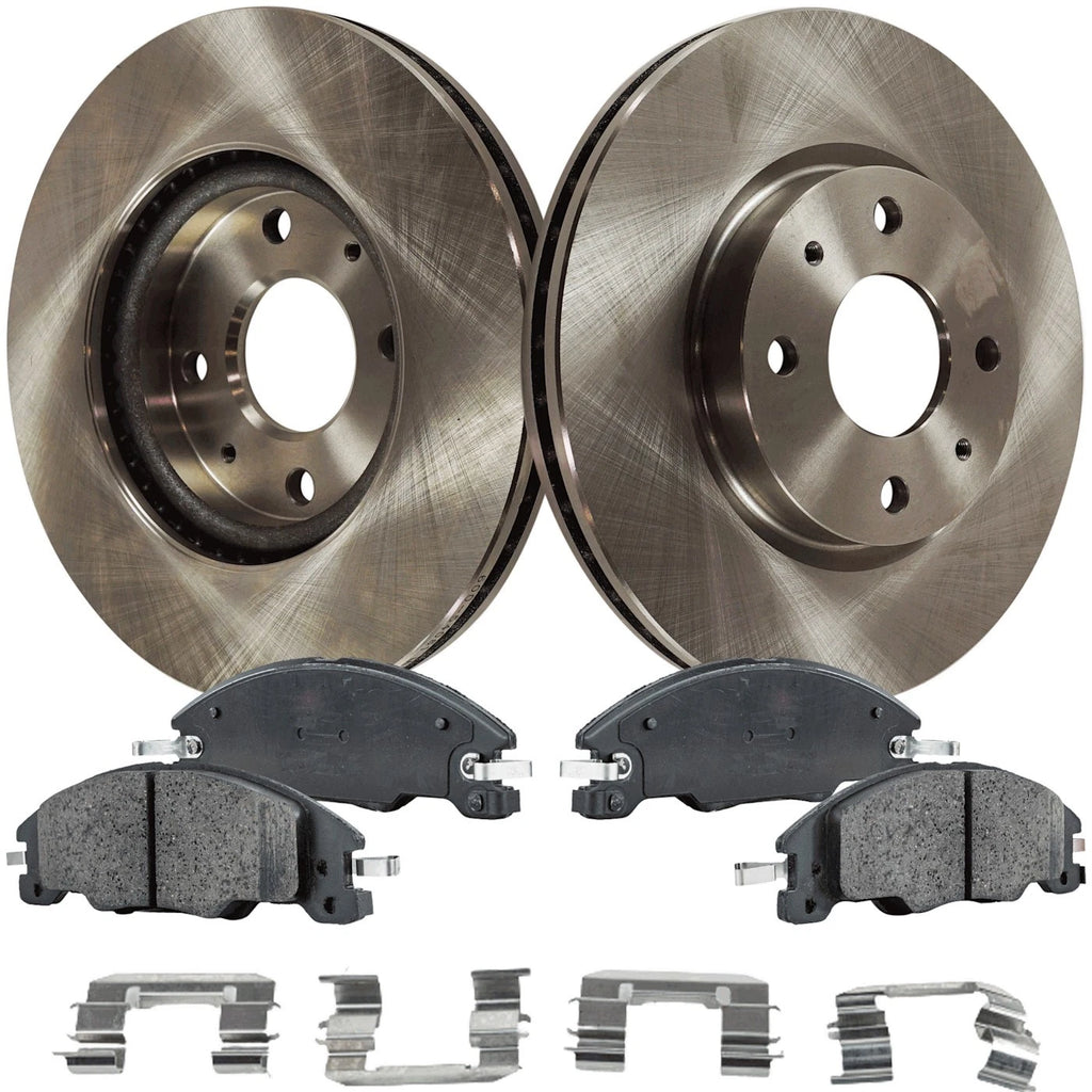 Front Brake Disc and Pad Kit for Ford Focus (2008–2011) Ceramic