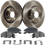 Front Brake Disc and Pad Kit for Ford Focus (2008–2011) Ceramic
