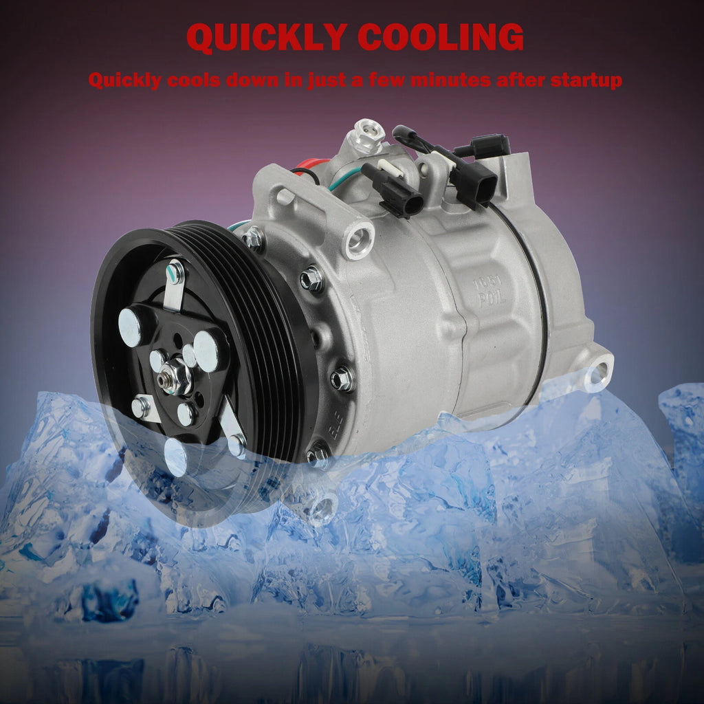 A/C Compressor with Clutch for Volvo XC70 XC90 S60 S80 V70 XC60 (2008-2012)
