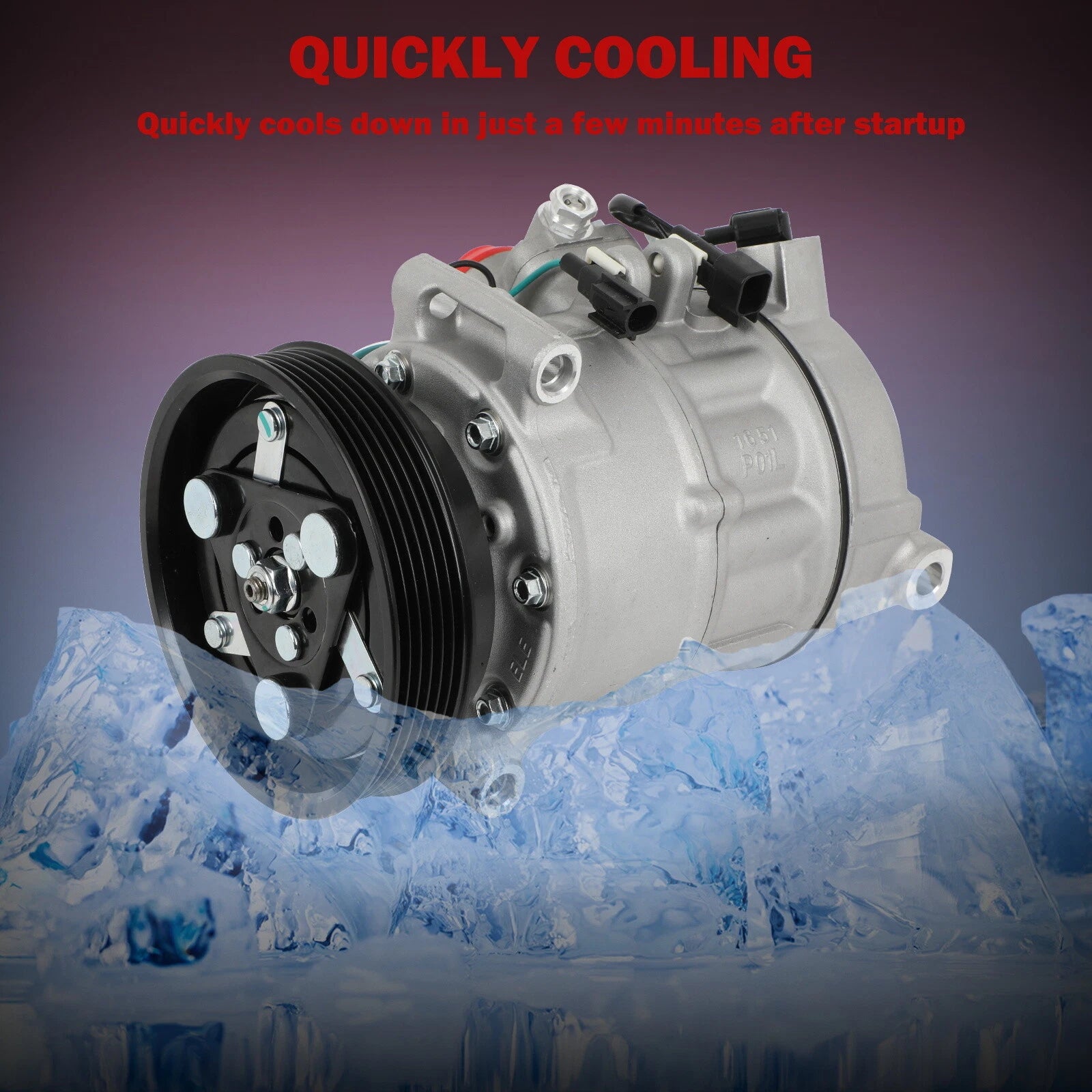 A/C Compressor with Clutch for Volvo XC70 XC90 S60 S80 V70 XC60 (2008-2012)