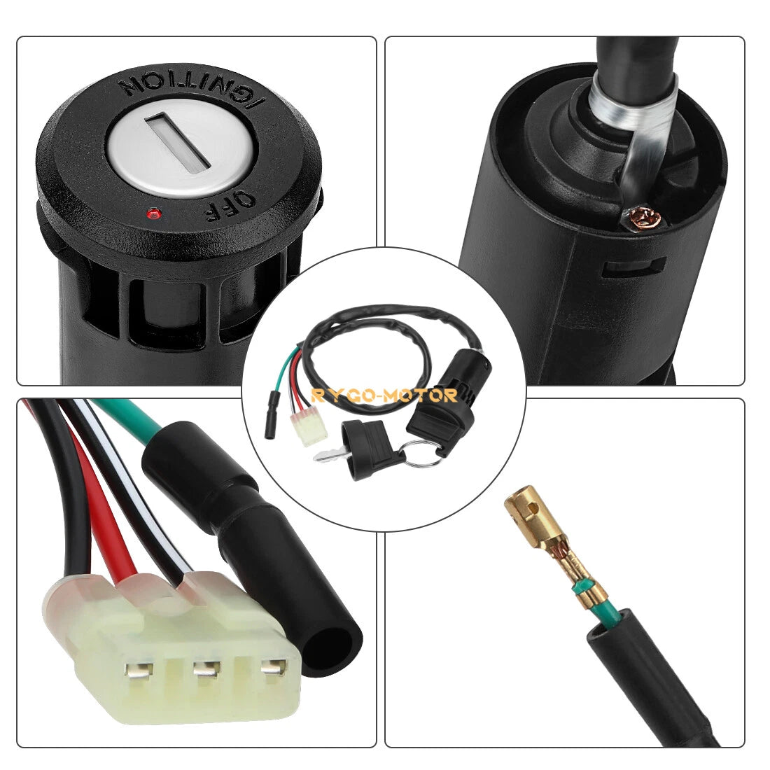 Ignition Switch Key for Honda (35100-HN6-A30, 35100-HM8-000)