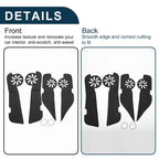Set of 1 Car Door Leather Anti Kick Pad Sticker for Mercedes-Benz B200 (2000–2008)