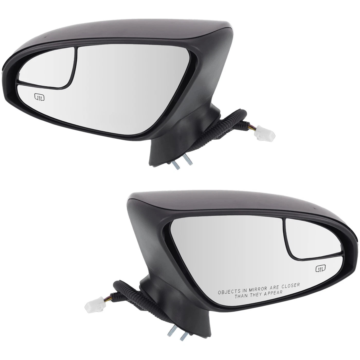 Set of 2 Heated Mirrors for Toyota Venza (2013)
