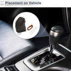 1 Pc Gear Shift Knob Cover for Subaru Impreza (2017–2023) Pebbled Black Brown