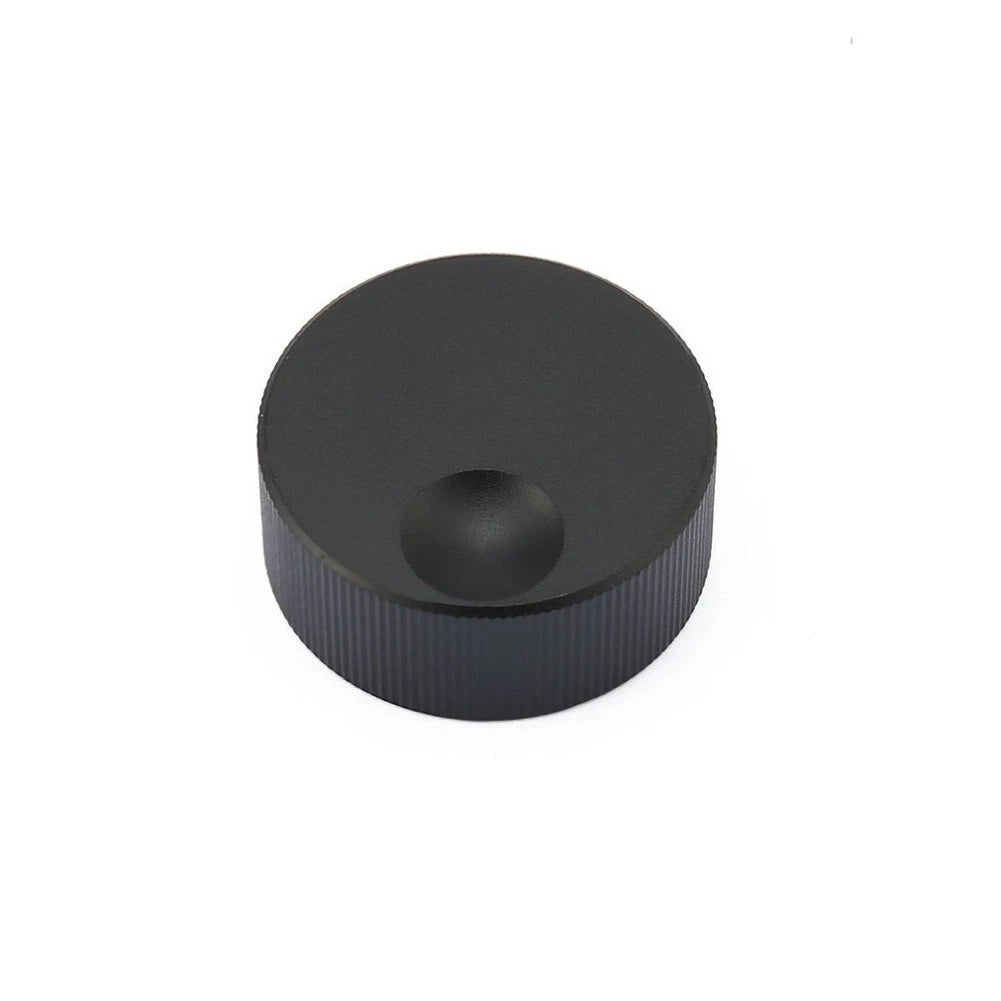 32mm Black Aluminum Potentiometer Volume Knob for 6mm Shaft