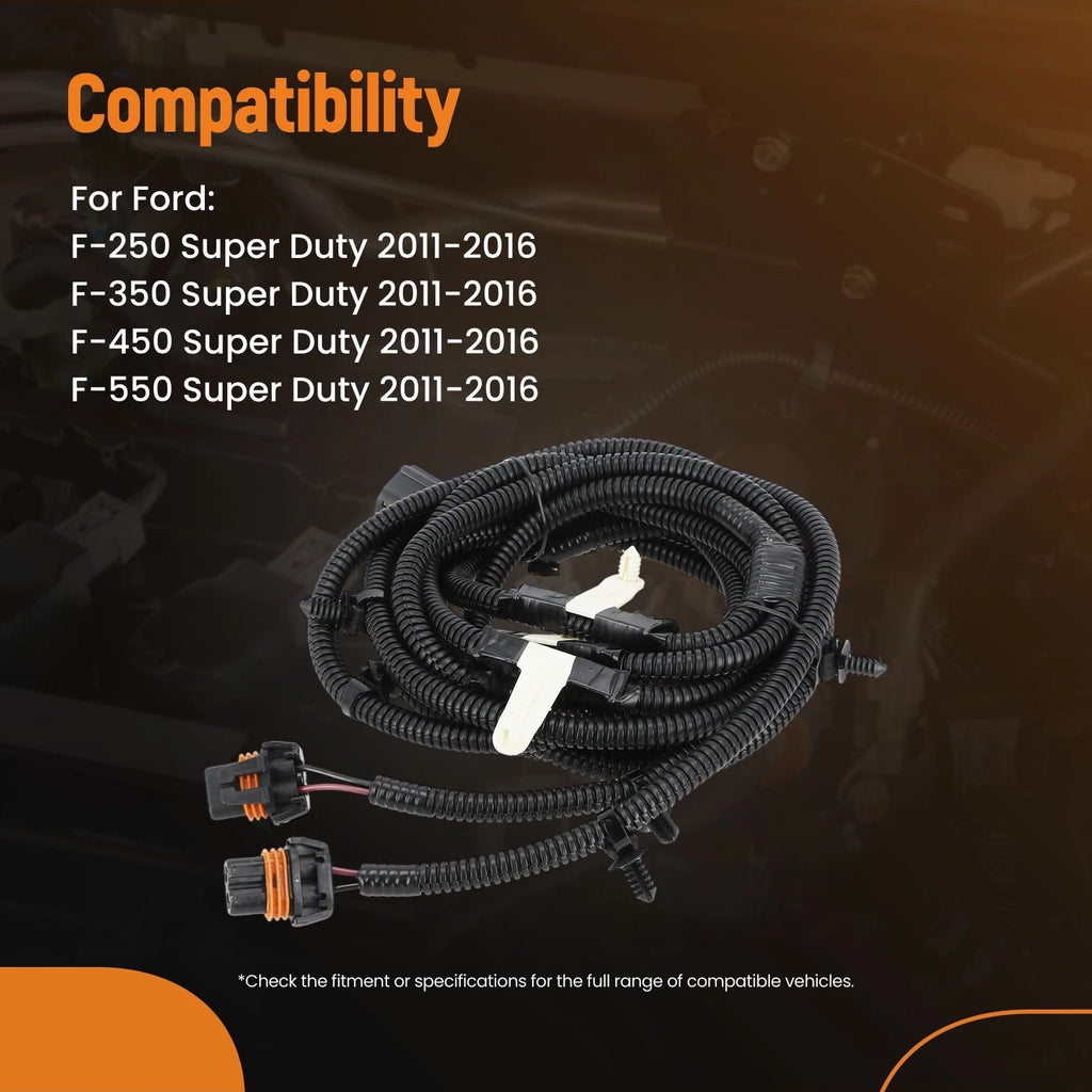 Fog Lamp Wiring Harness for Ford F-250 F-350 F-450 F-550 (2011–2016) BC3Z-15A211-A