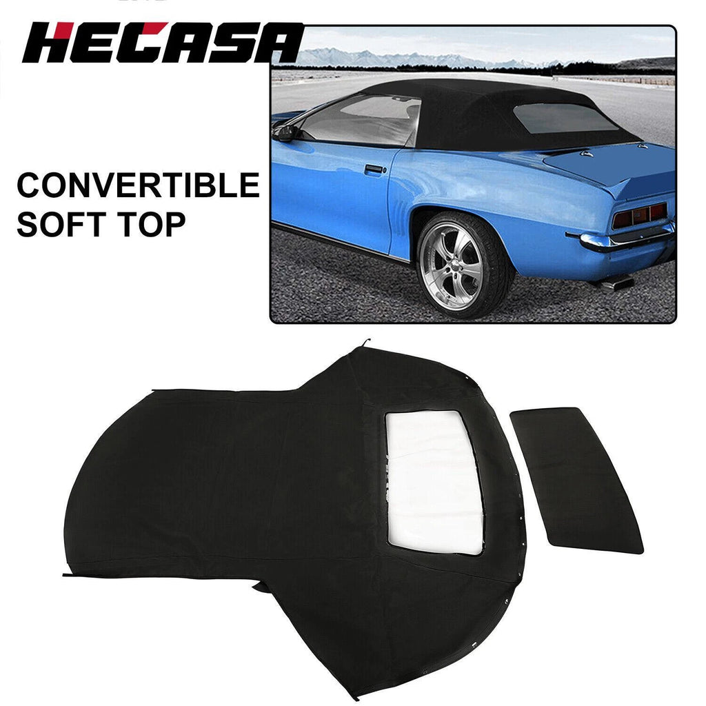Convertible Soft Top Black Vinyl for Chevy Camaro Pontiac Firebird (1994–2002)