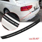 Carbon Fiber Texture Film Trunk Guard Plate Sticker for Audi (2017–2022)