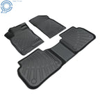 Set of 4 Black Floor Mats Liners for Honda Civic (2022–2025) Acura Integra (2023–2024)