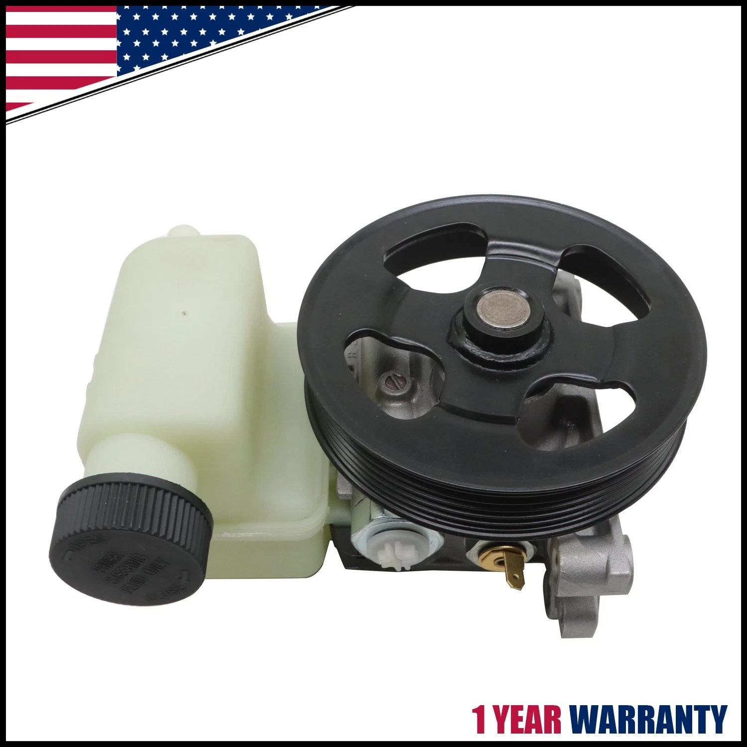 Power Steering Pump with Pulley & Reservoir for Mazda CX-7 (2007–2012)