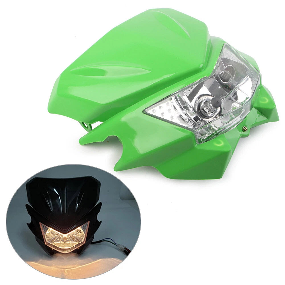 Universal Motorcycle Fairing Headlight Lamp Hi/Lo for Street Fighter (2010–2023)