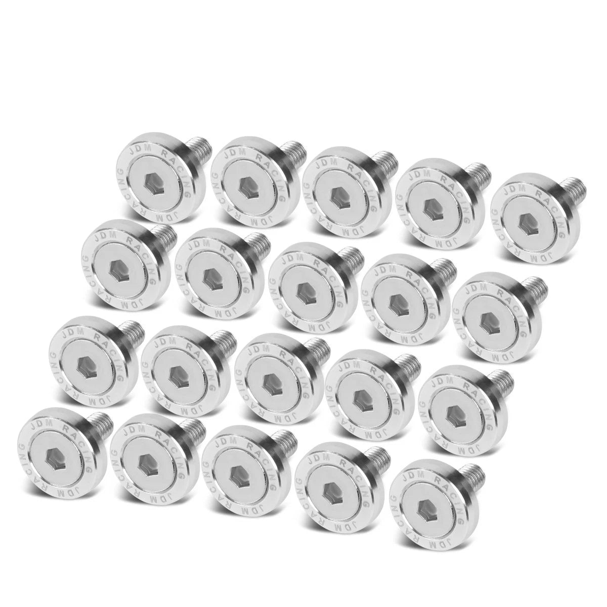 20 Pcs Aluminum Fender Washers for M6 x 1.0 Bolt Holes