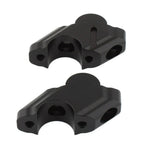 Black Offset Handlebar Riser Clamp for Yamaha Tenere 700 (2019-2025)