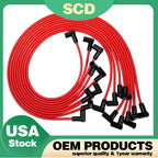 9X High Performance Red Wire Set for HEI SBC BBC 350 383 454 (No Years)