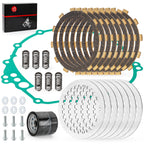 Clutch Friction and Steel Plates Kit w/ Gasket for Yamaha FZ6 (2005–2009)