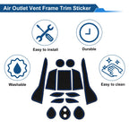 14 Pcs Non-Slip Mat for Toyota C-HR ZYX10/NGX50 (2016–2023) PVC Blue