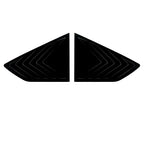 Add-On Rear Window Quarter Glass Duct Louver Vent Covers for BMW X6 G06