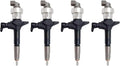 Set of 4 Fuel Injectors for Isuzu Holden 4JJ1 (2006–2016) 8-98011604-0 095000-6100