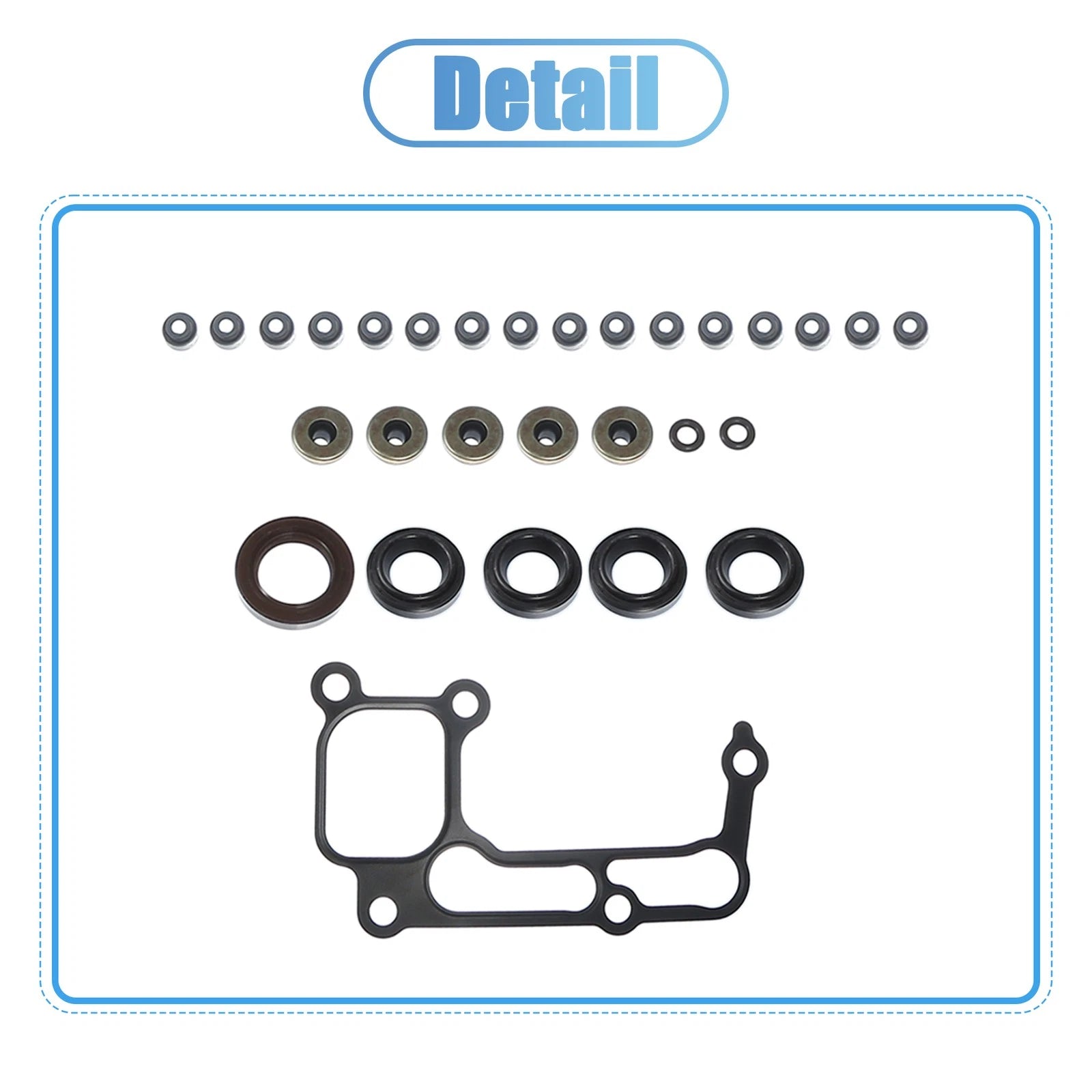 Set of 1 Engine Cylinder Head Gasket for Honda Civic (2001–2005) Metal