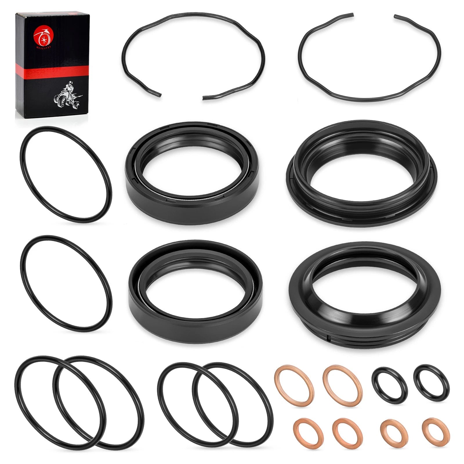Front Fork Dust Seal O-Ring Kit for Suzuki GSXR600 GSXR750 (2004–2005)