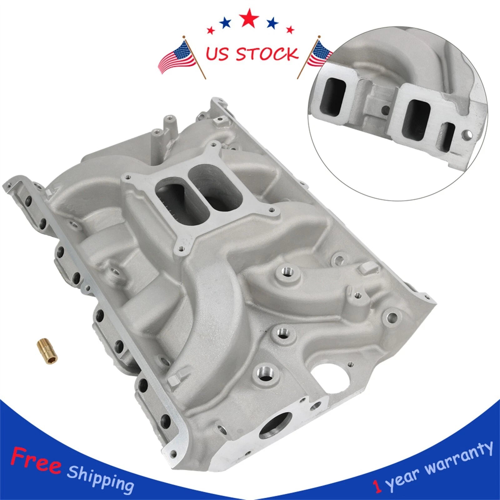 Aluminum Intake Manifold for Ford FE V8 352 360 390 406 410 427 428 (1955–1976)