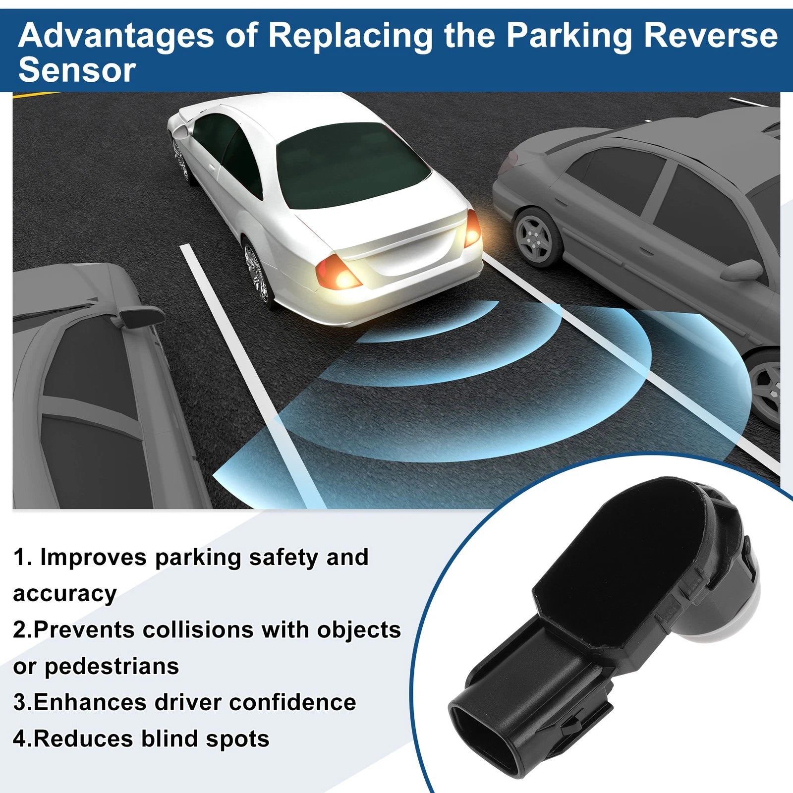 Reverse Backup Parking Sensor for Lexus LX570 (2016–2018) No.8934102060