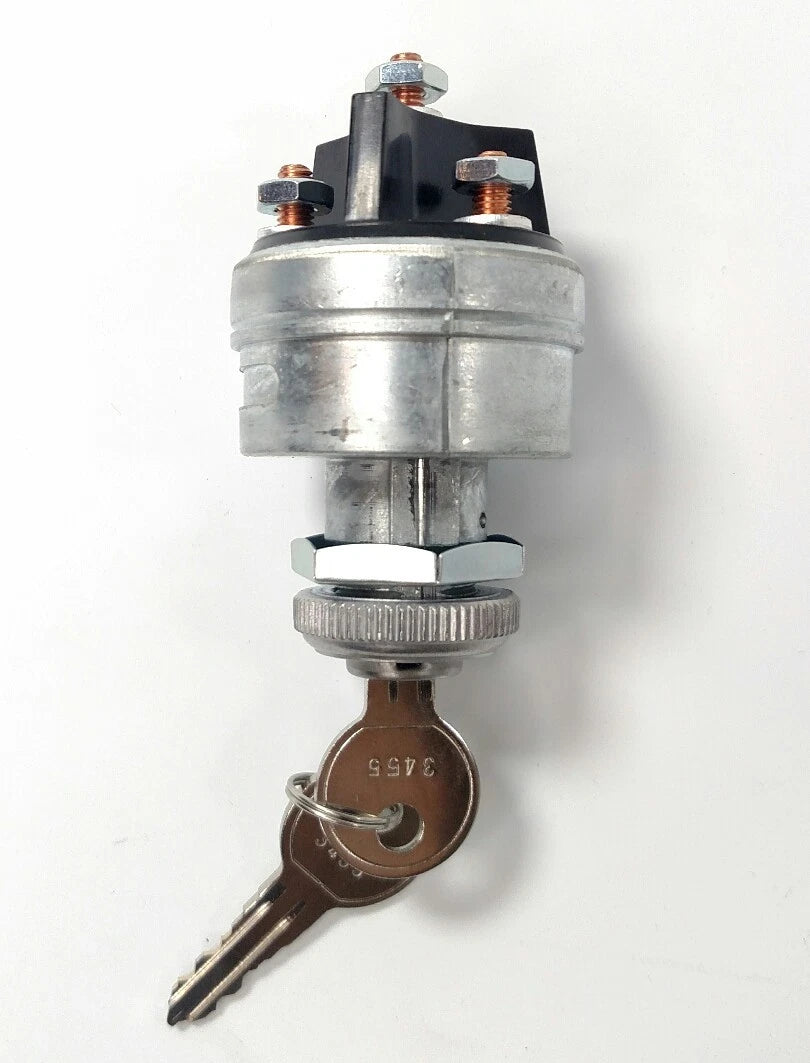 Ignition Switch Universal Replacement with 2 Keys and 4 Pins for Car (—)