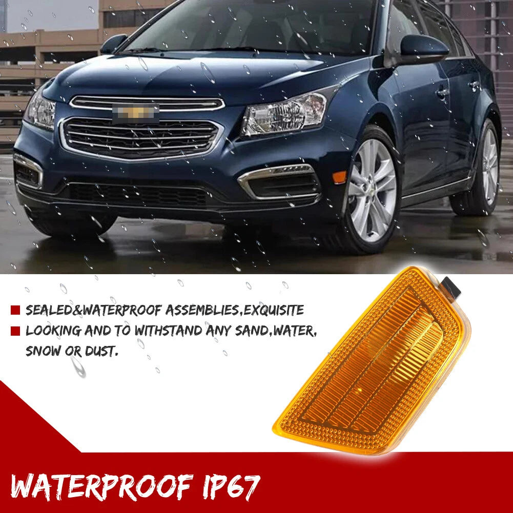 Front Bumper Reflector Side Marker Light Assembly for Chevy Cruze (2011–2015)