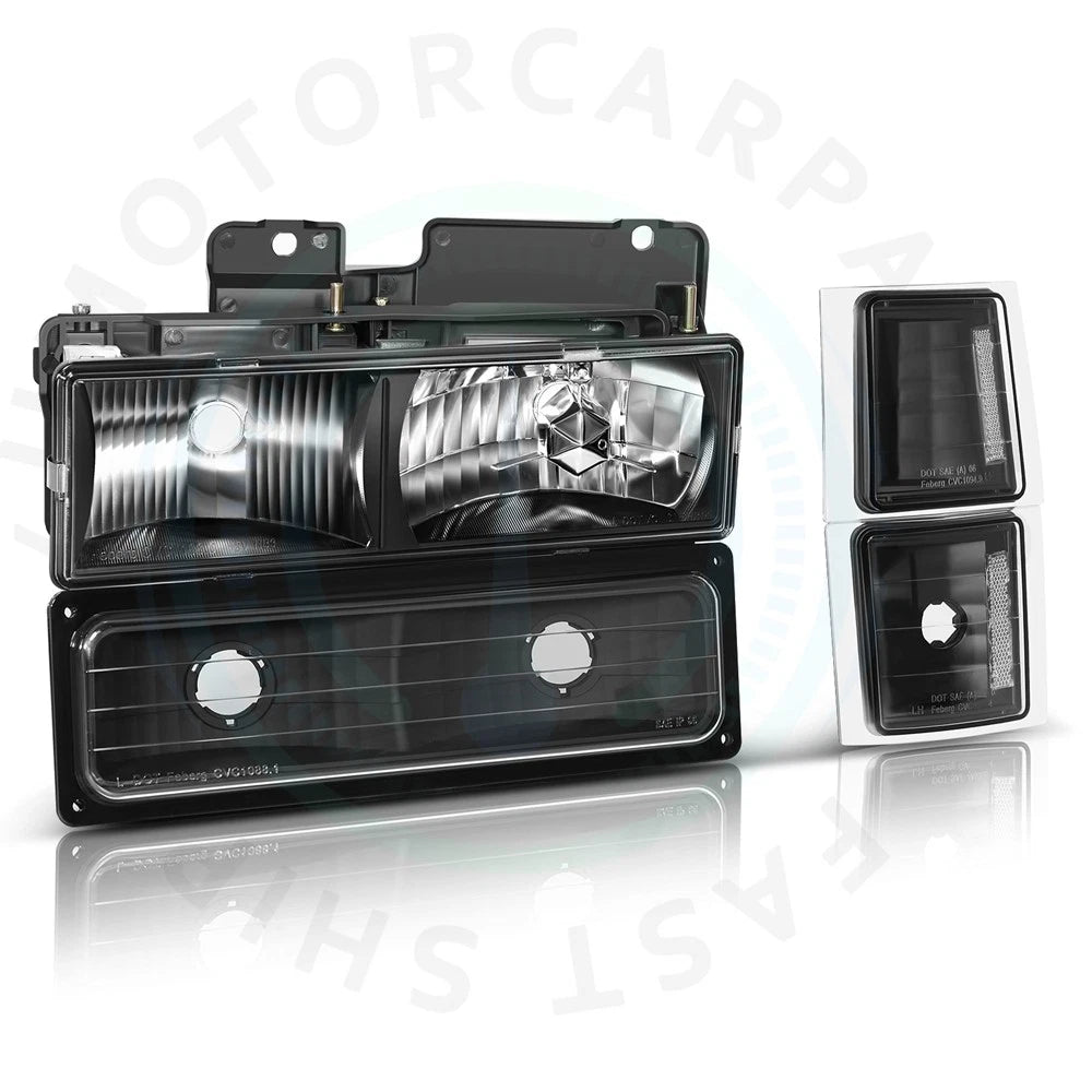 Headlight Assembly Set for Chevy Silverado (1994–1998)