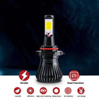 Strobe Flash 3500K Yellow LED Fog Light Bulbs for Honda Civic (2006-2019)