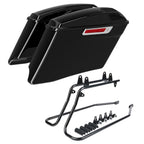 4" Hard Saddlebags & Conversion Brackets for Harley Heritage Softail (1984–2017)