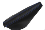 E Brake Boot Cover for Ford Mustang (2005–2009) Blue Stitch Leather Synthetic