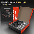 6X Ignition Coil & 12X Iridium Spark Plug for Mercedes-Benz W203 (2001–2007)