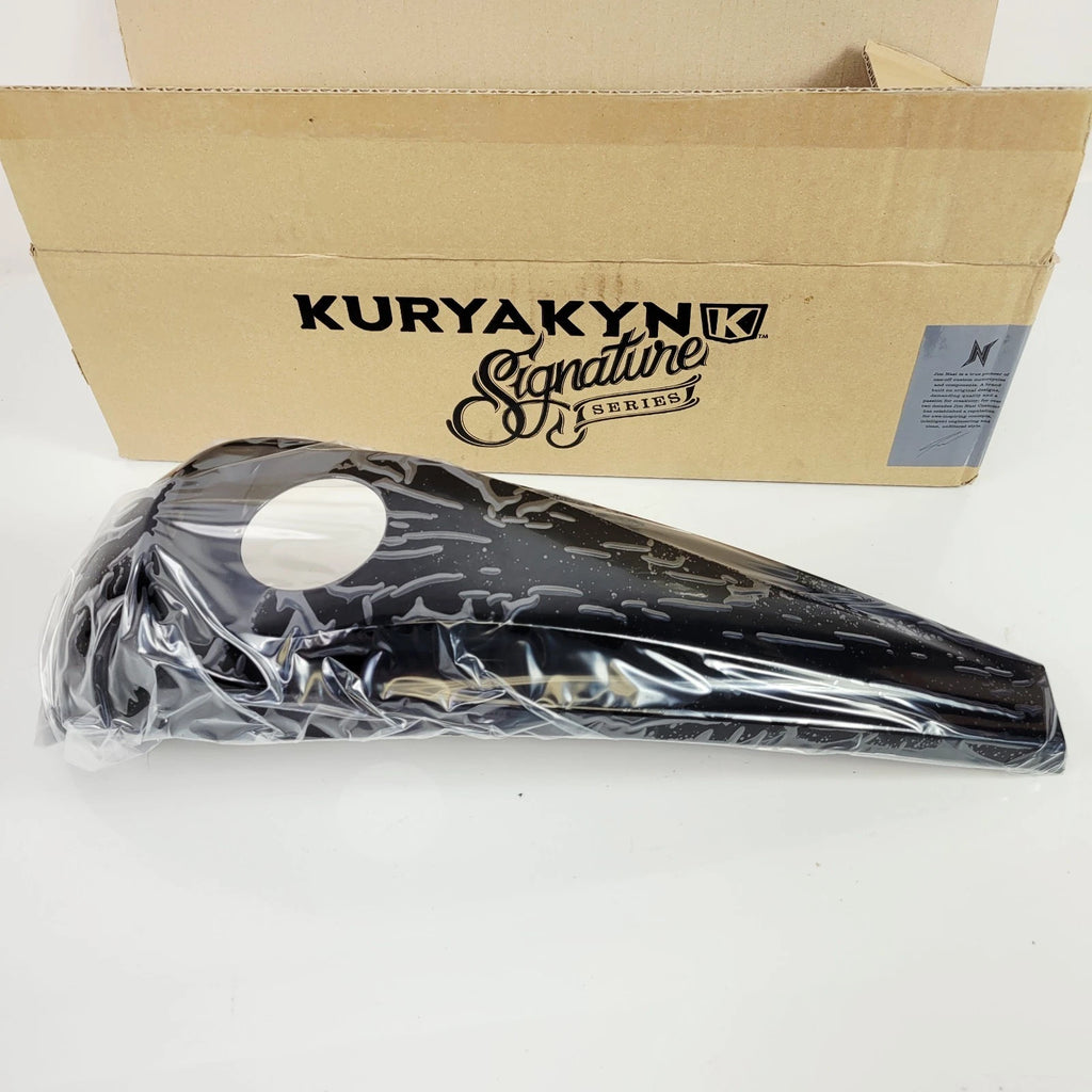 Kuryakyn 5689 Smooth Dash Console for Harley Touring (2008–2023) Gloss Black