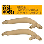 2X Door Panel Handle Pull Trim Cover for BMW X5 X6 (2014–2018) Beige