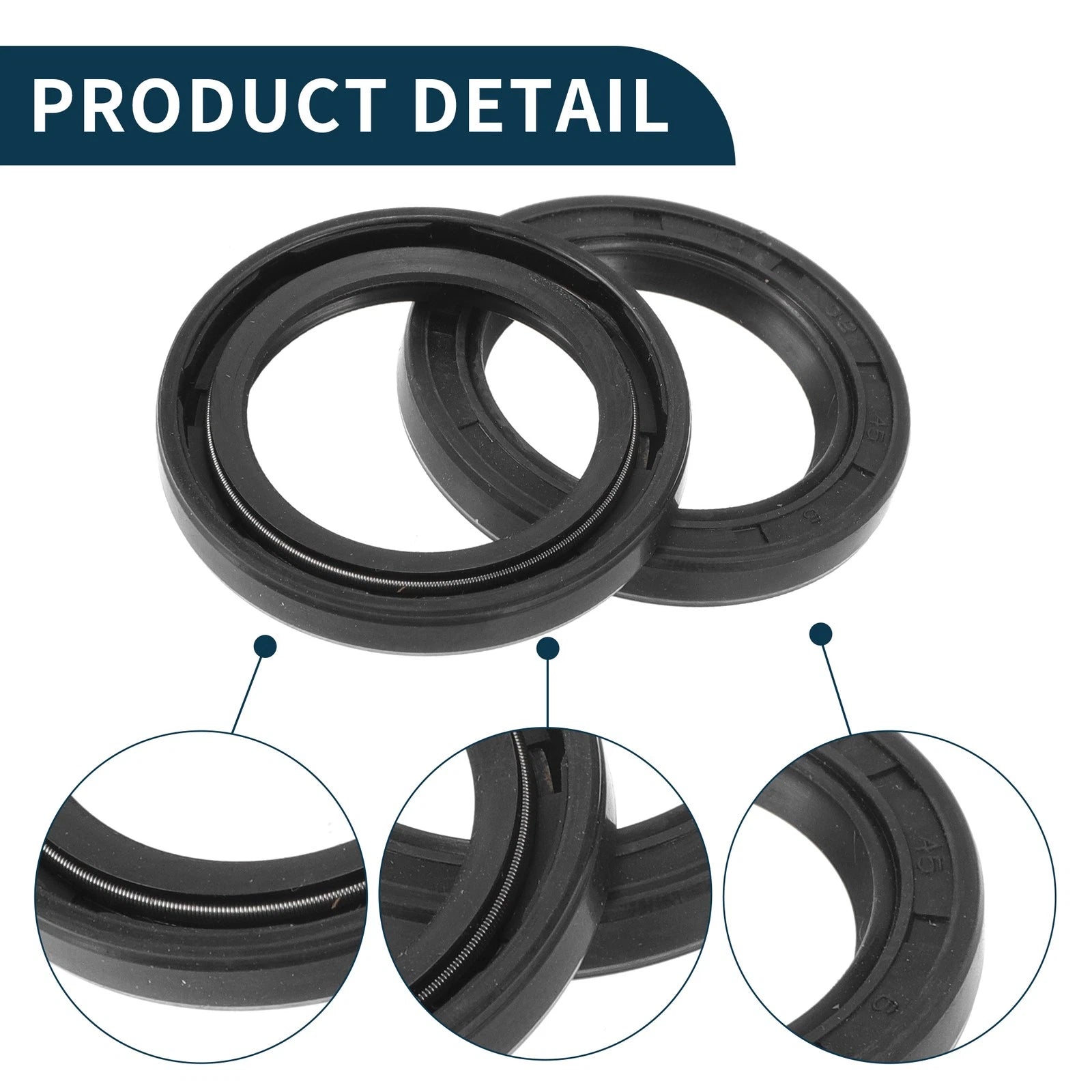 Set of 5 Oil Seal Rotary Shaft Seal NBR Rubber 32x45x6mm