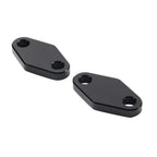 Black Oil Cooler Block Off Plate w/ Gasket for Suzuki Hayabusa GSX1300R (1999–2020)