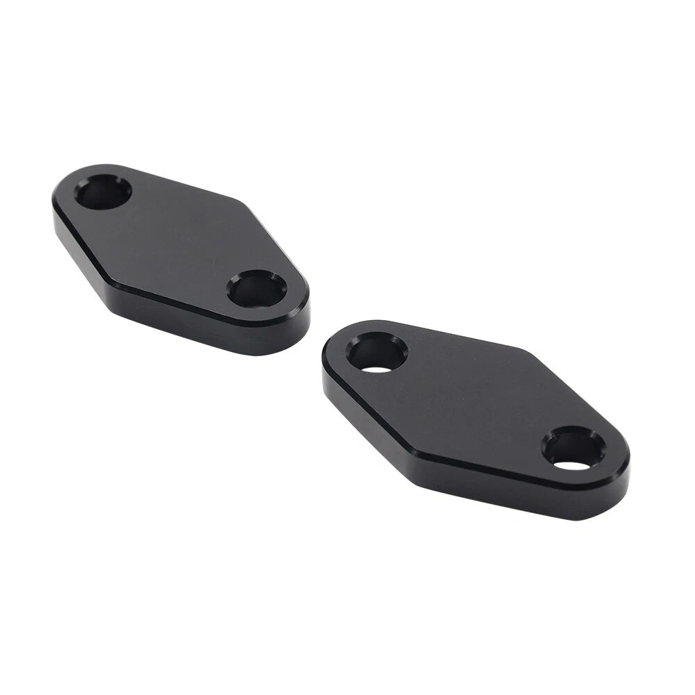 Black Oil Cooler Block Off Plate w/ Gasket for Suzuki Hayabusa GSX1300R (1999–2020)