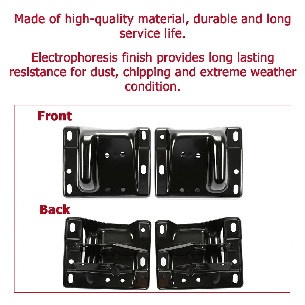 Set of 2 Front Bumper Brackets for Dodge Ram 2500 (2003-2010, 2011-2018)