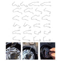 24pcs Headlight Bulb Retaining Clip Holder Set for H1 H3 H4 H7