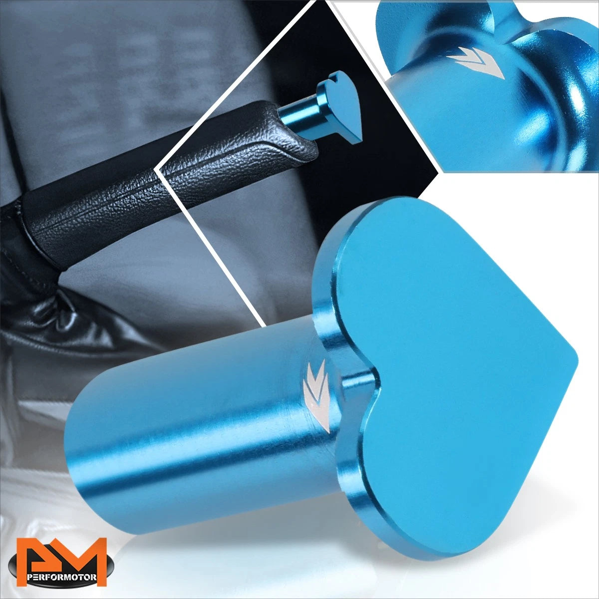 NRG DB-H002BL Blue Heart Hand Brake Drift Button for FR-S/86/BRZ/WRX/STI (2013–2021)