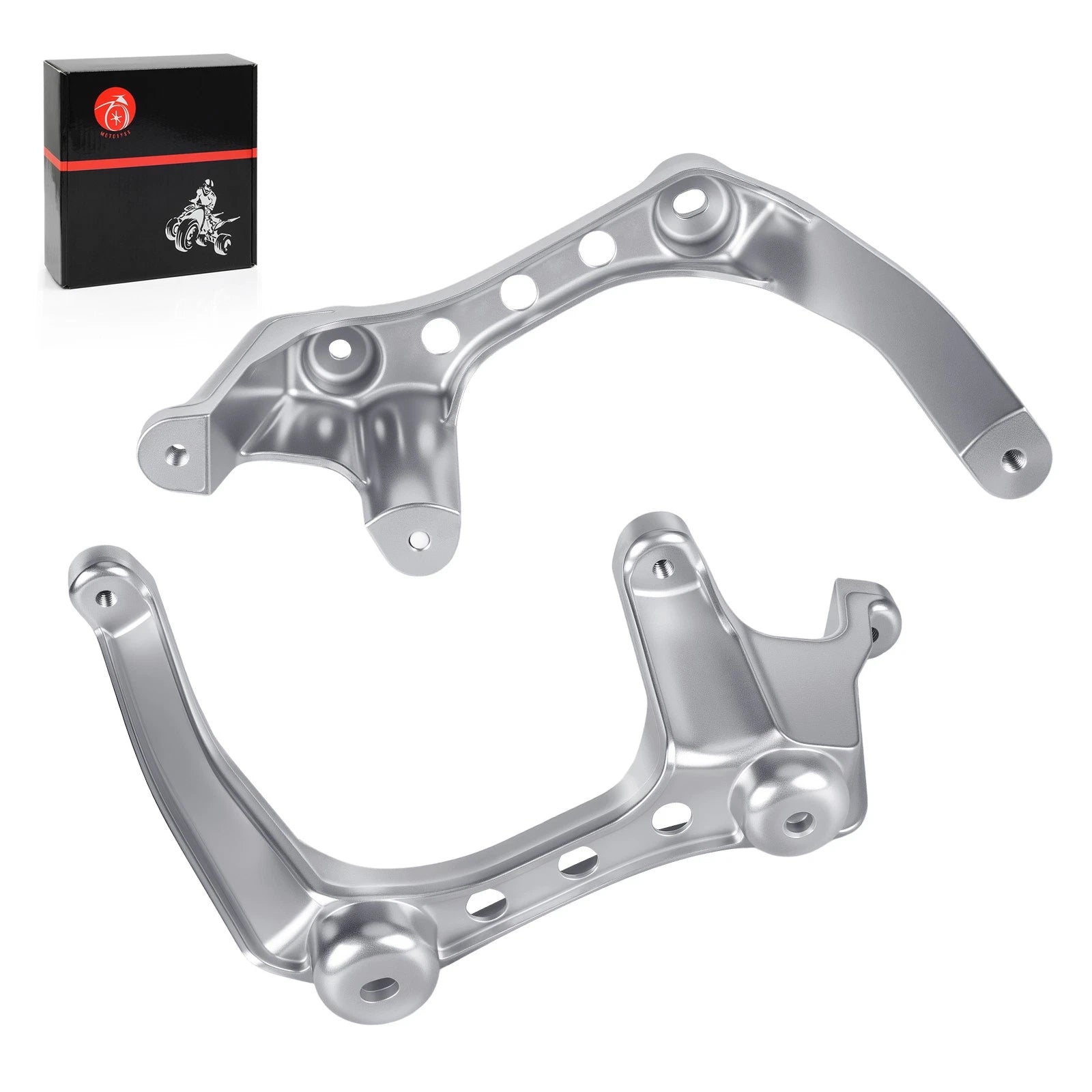 Set of 2 Front Fender Stay Headlight Brackets for Yamaha Raptor 350 (2004–2013)